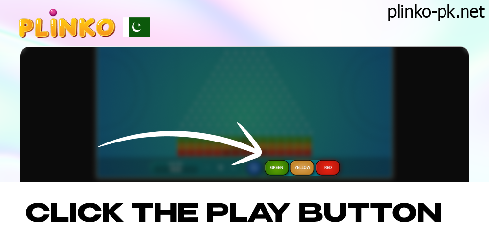 Click the Play button in Plinko