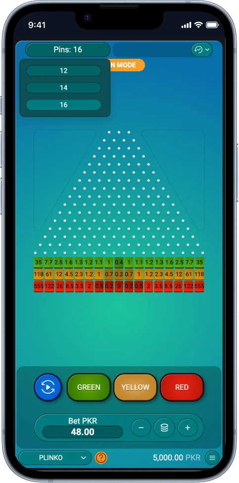 Plinko Screen Game