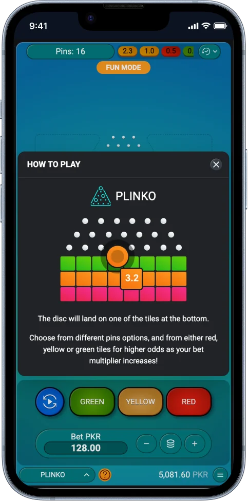 Plinko Screen Game